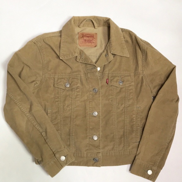 levi's cord trucker jacket